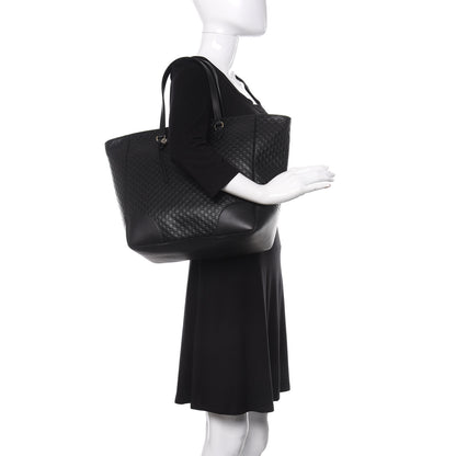 Gucci Microguccissima Bree Zippered Tote Black 2 of 9