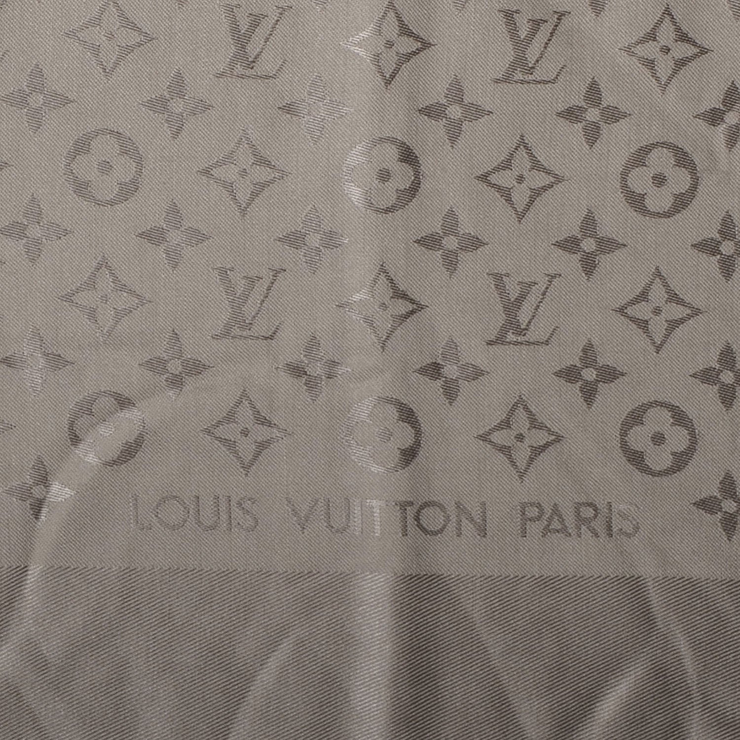 Louis Vuitton Silk Wool Monogram Shawl Verone 4 of 5