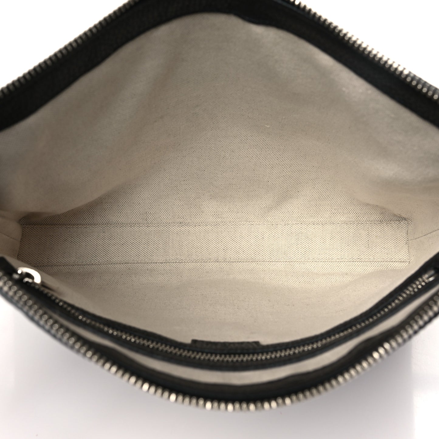 Piuma Calfskin Jumbo GG Embossed Medium Wristlet Messenger Bag Black