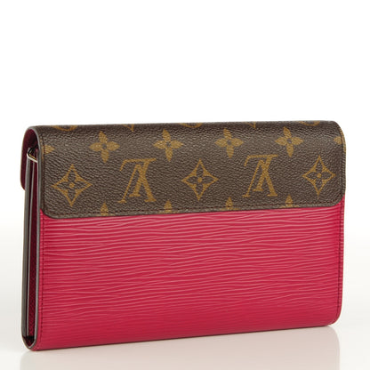 Louis Vuitton Epi Monogram Marie Rose Wallet Fuchsia 3 of 7