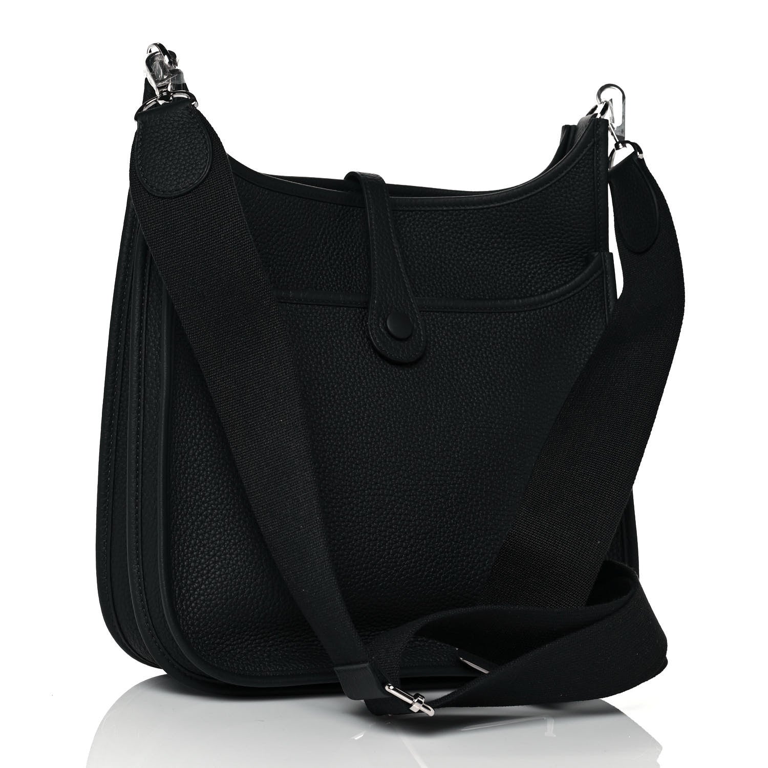 Hermes Taurillon Clemence Evelyne III PM Black 3 of 13