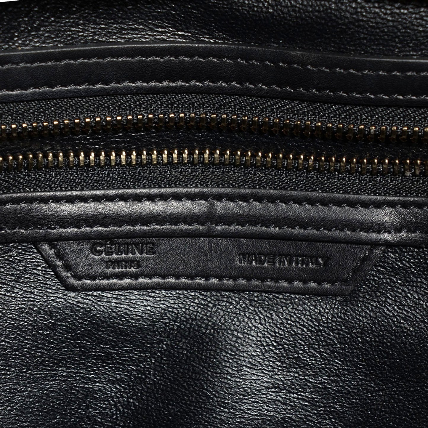 Smooth Calfskin Shrunken Lambskin Mini Luggage Black White