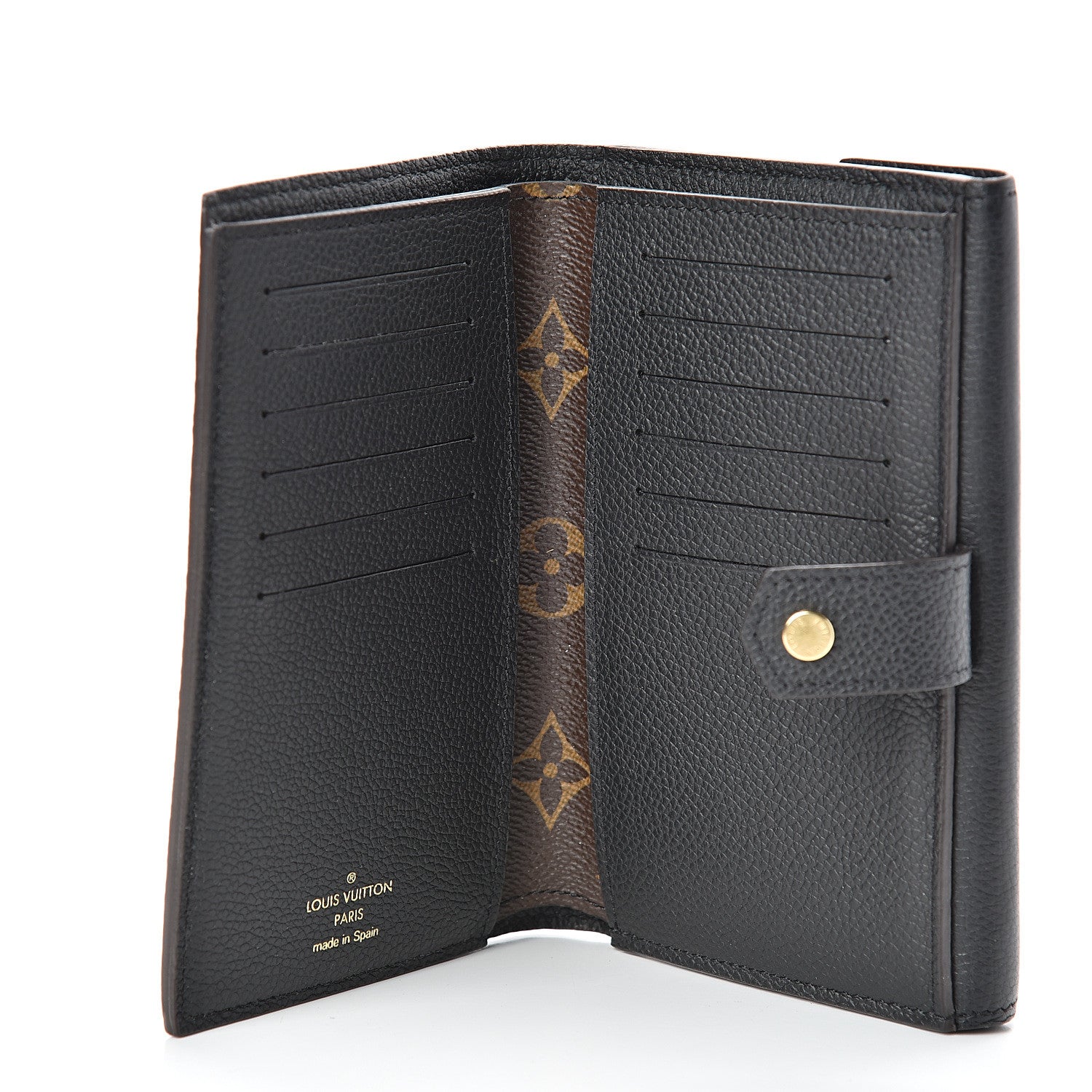 Louis Vuitton Monogram Pallas Compact Wallet Black 6 of 11
