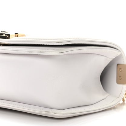 Chanel Calfskin Embroidered Small Boy Flap White 9 of 11