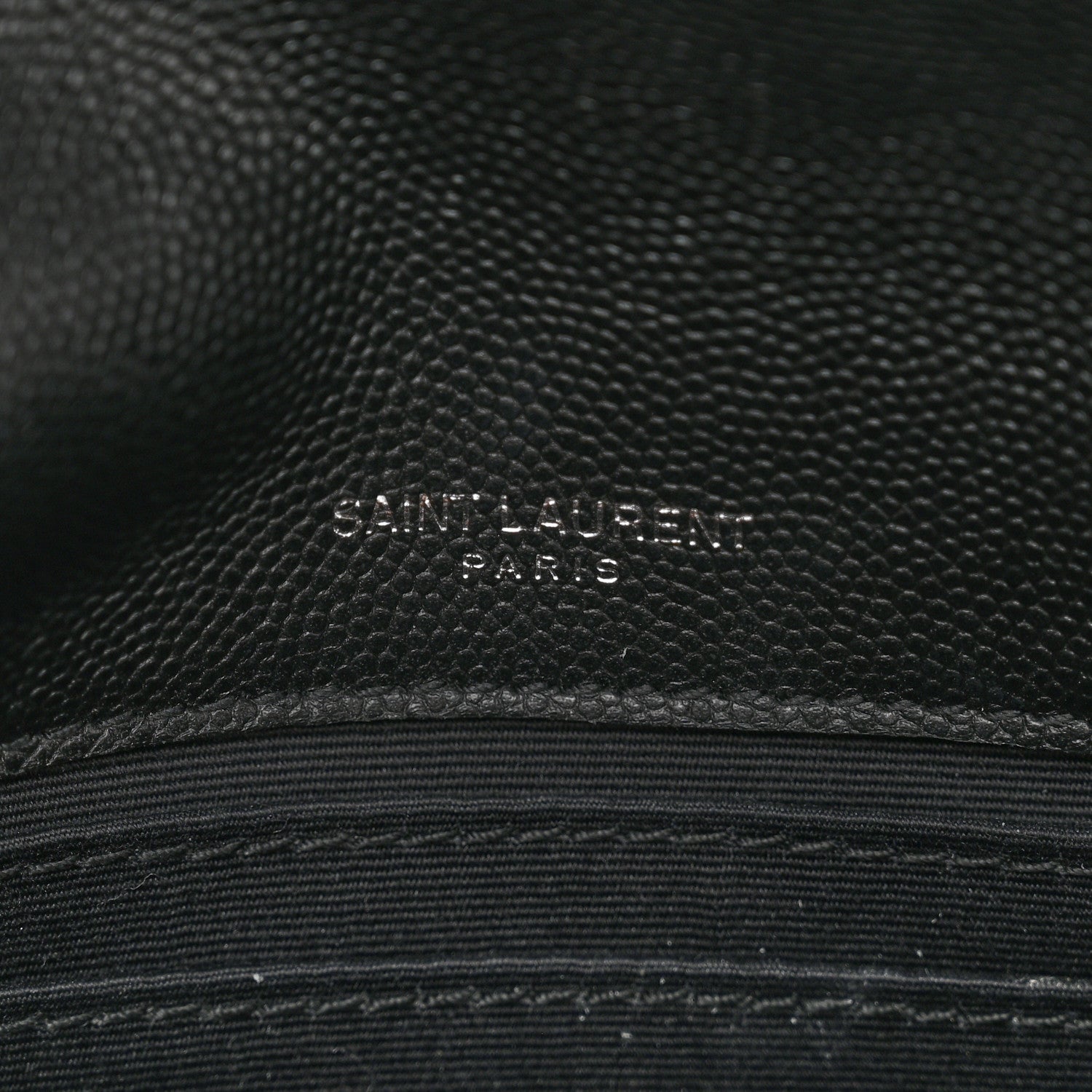 Saint Laurent Grain De Poudre Monogram Toy West Hollywood Fold-Over Bag Black 8 of 10