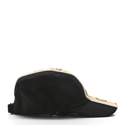 Gucci Wool Interlocking GG Stripe Baseball Hat Black 6 of 9