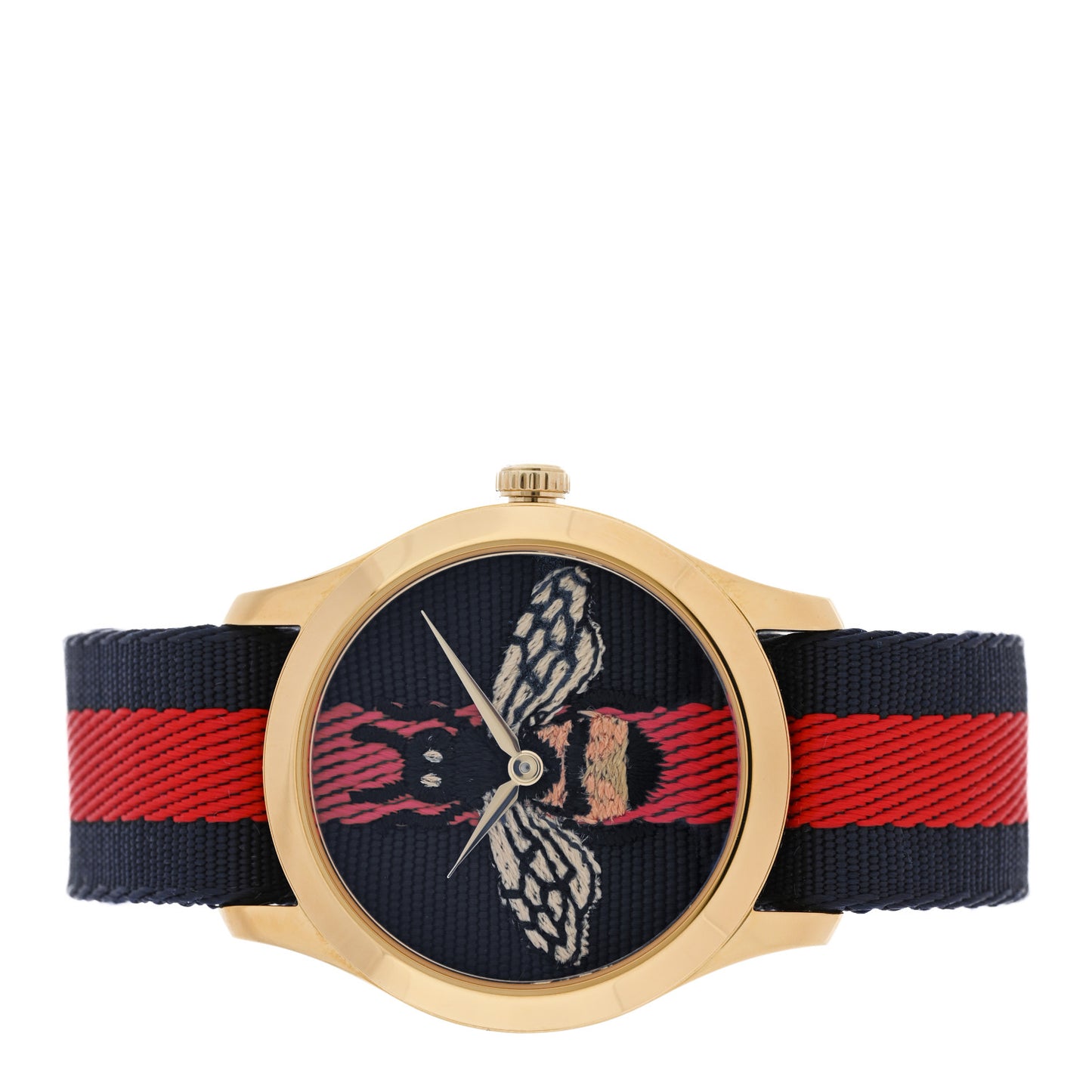 Stainless Steel Nylon 38mm Le Marche Des Merveilles Bee Quartz Watch Navy