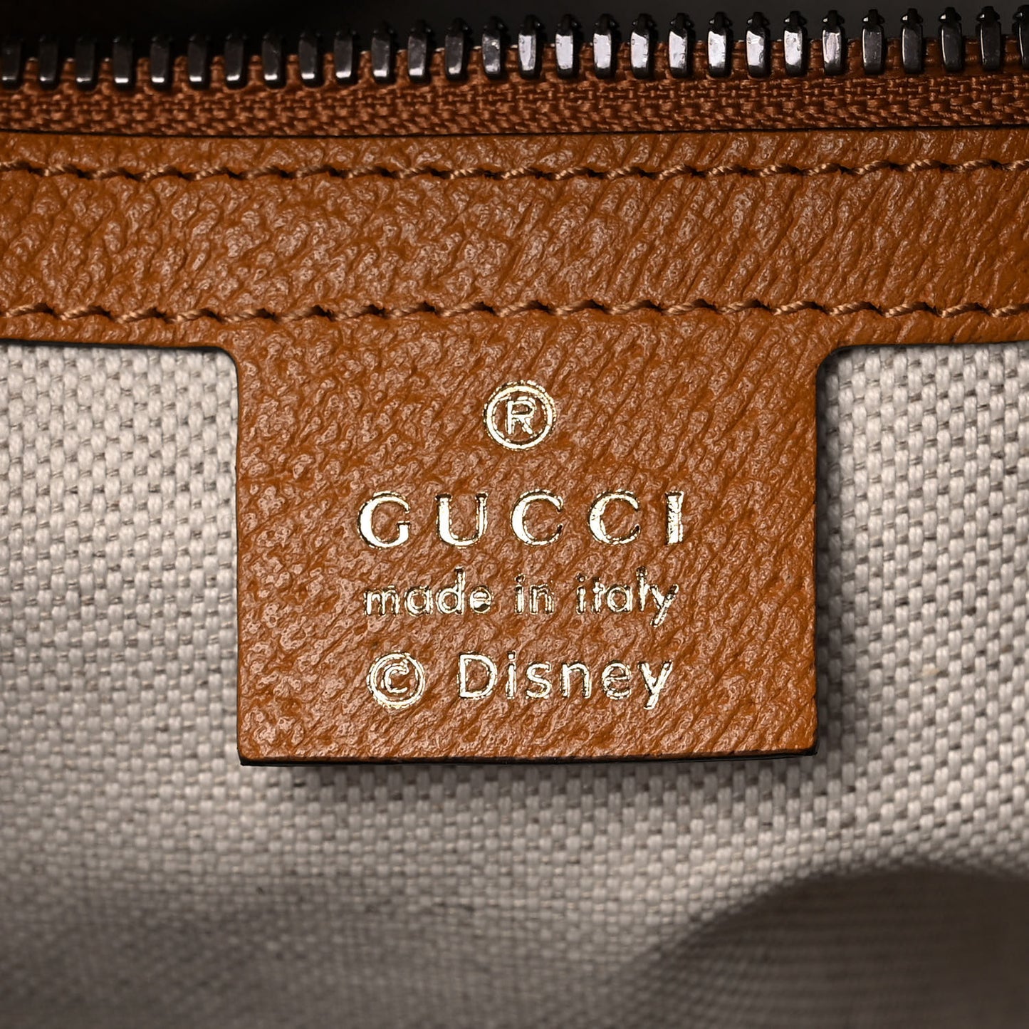 X DISNEY Mini Vintage GG Supreme Monogram Mickey Mouse Small Dome Backpack Beige Vintage Sun Oil