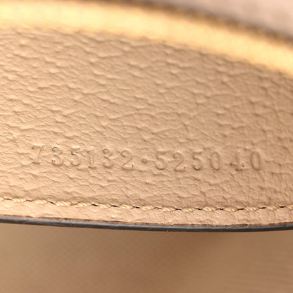 Gucci GG Supreme Monogram Textured Dollar Calfskin Web Small Ophidia GG Handbag Beige Mystic White Oatmeal 8 of 16