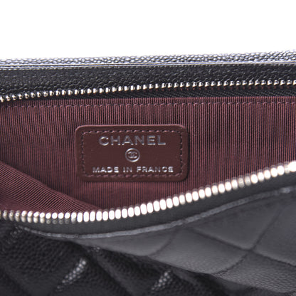Chanel Caviar Quilted Zip Phone Case Black 9 of 12