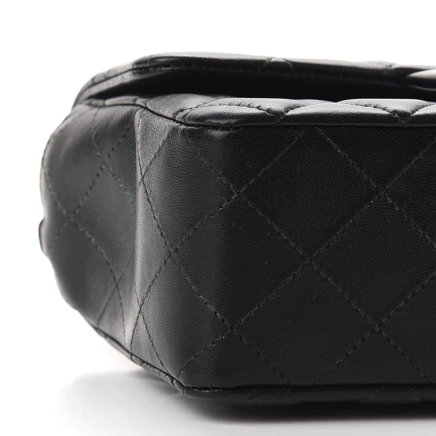 Chanel Lambskin Quilted Mini Rectangular Flap Black 8 of 9