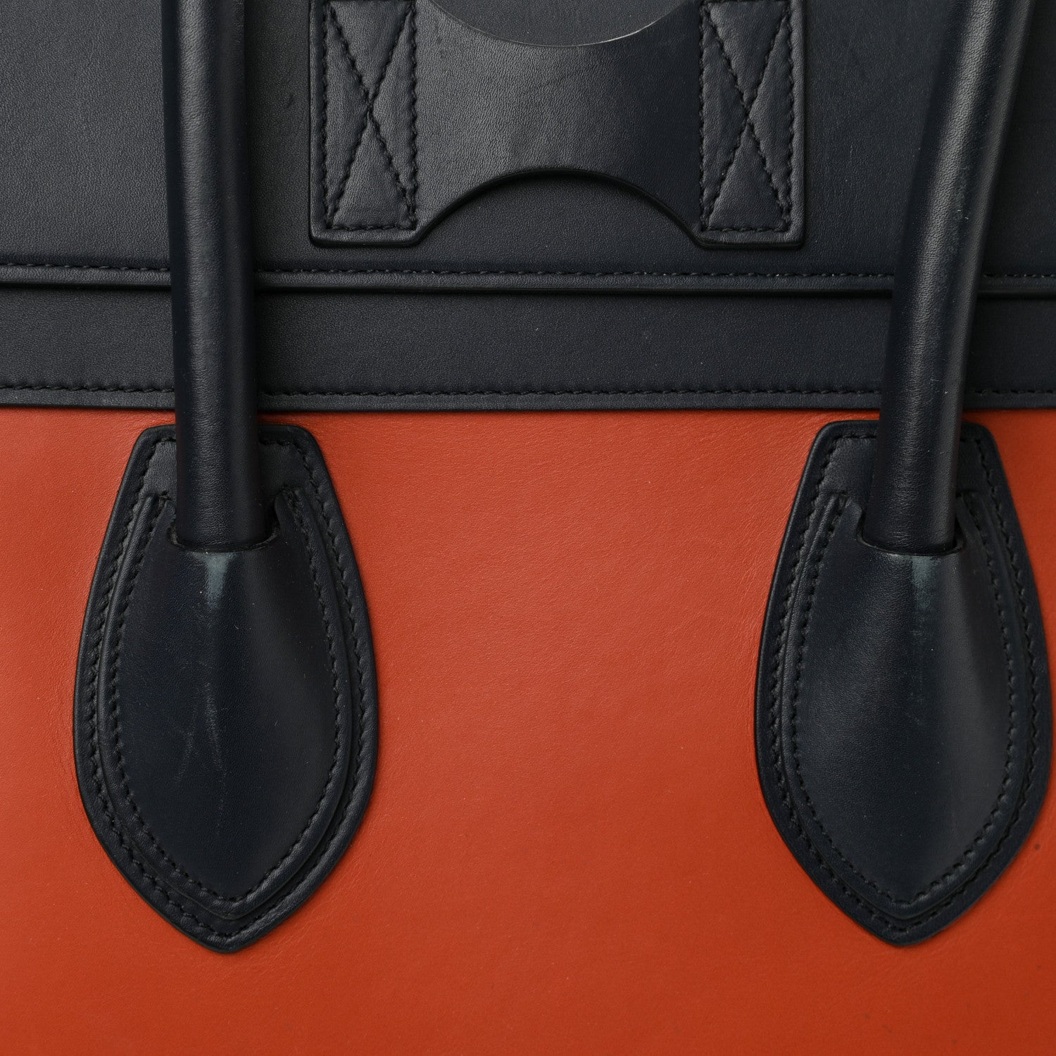 Celine Smooth Calfskin Micro Tri-Color Luggage Brick 11 of 17