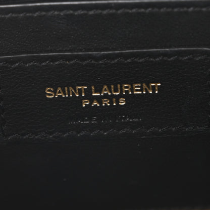 Saint Laurent Lambskin Matelasse Vicky Monogram Belt Bag Eros Red 6 of 9