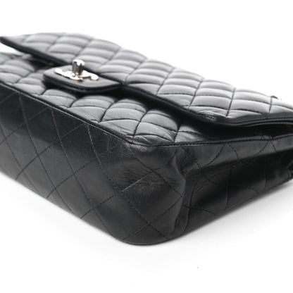 Chanel Lambskin Quilted Medium Double Flap Black 7 of 10