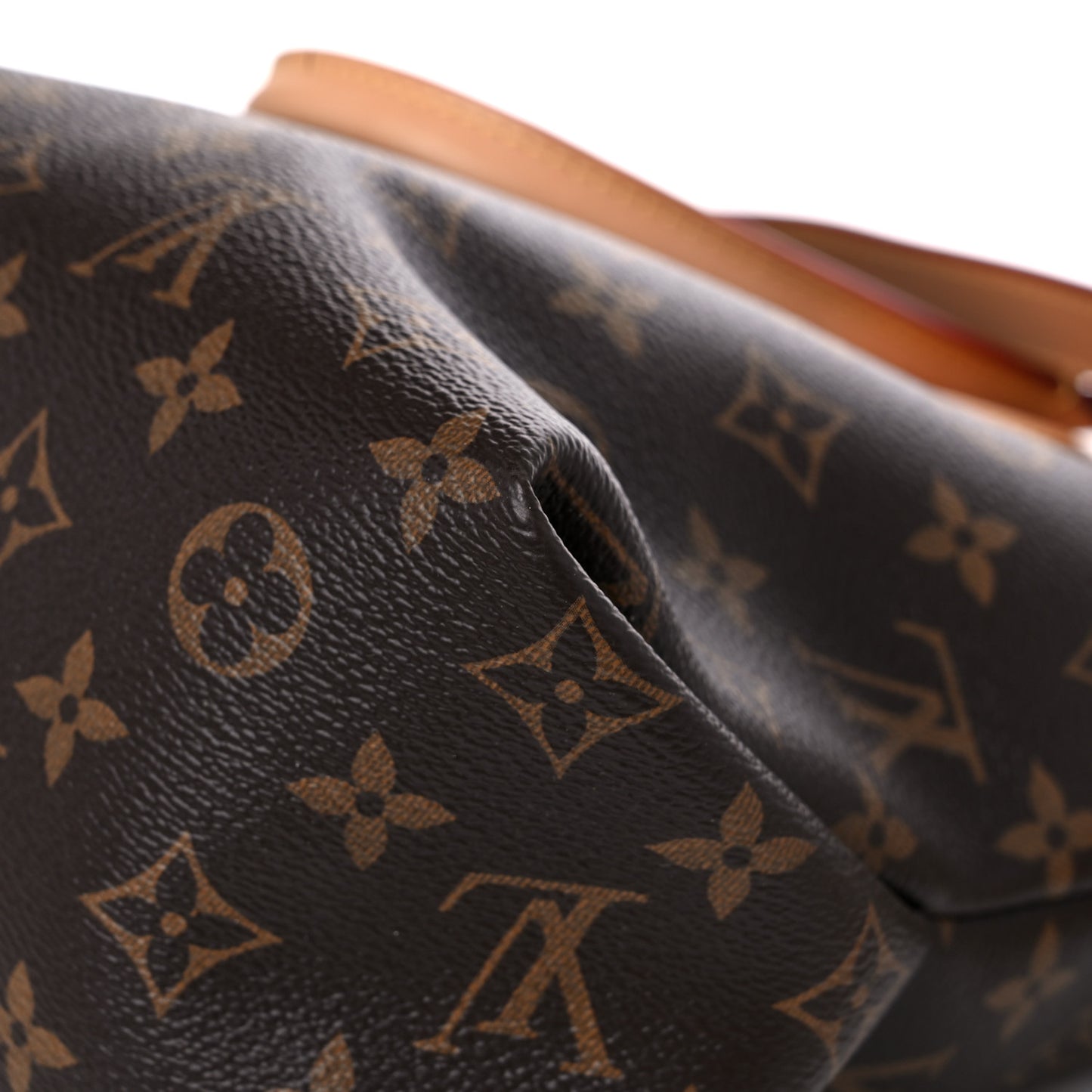 Monogram Flower Zipped Tote MM Beige