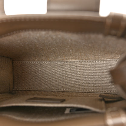 Chloe Calfskin Mini Woody Ribbon Tote Army Green 5 of 9