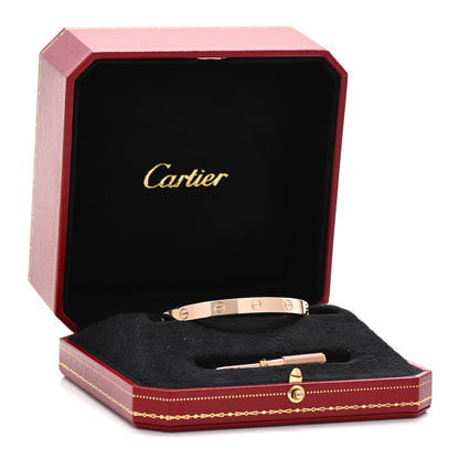 Cartier 18K Pink Gold LOVE Bracelet 17 6 of 6