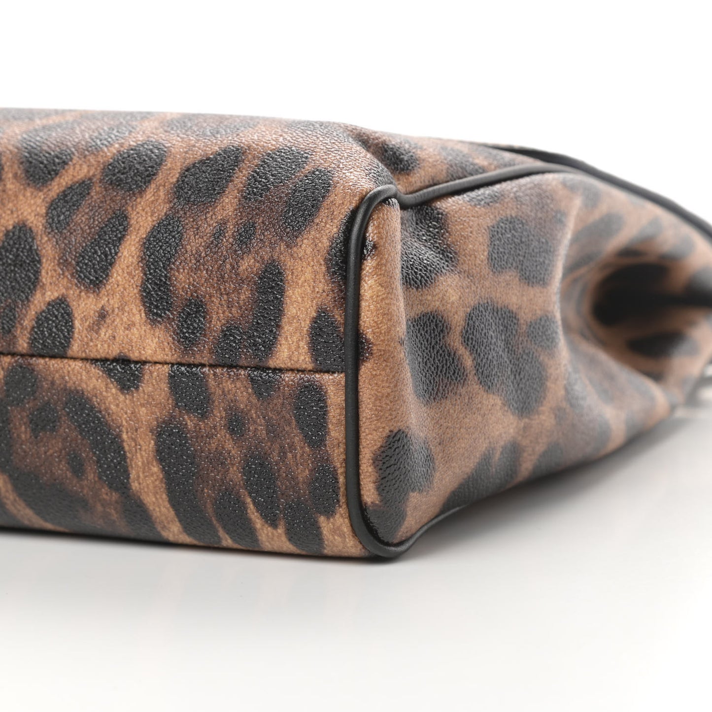 Dauphine Leopard Print Large Miss Sicily Satchel Black
