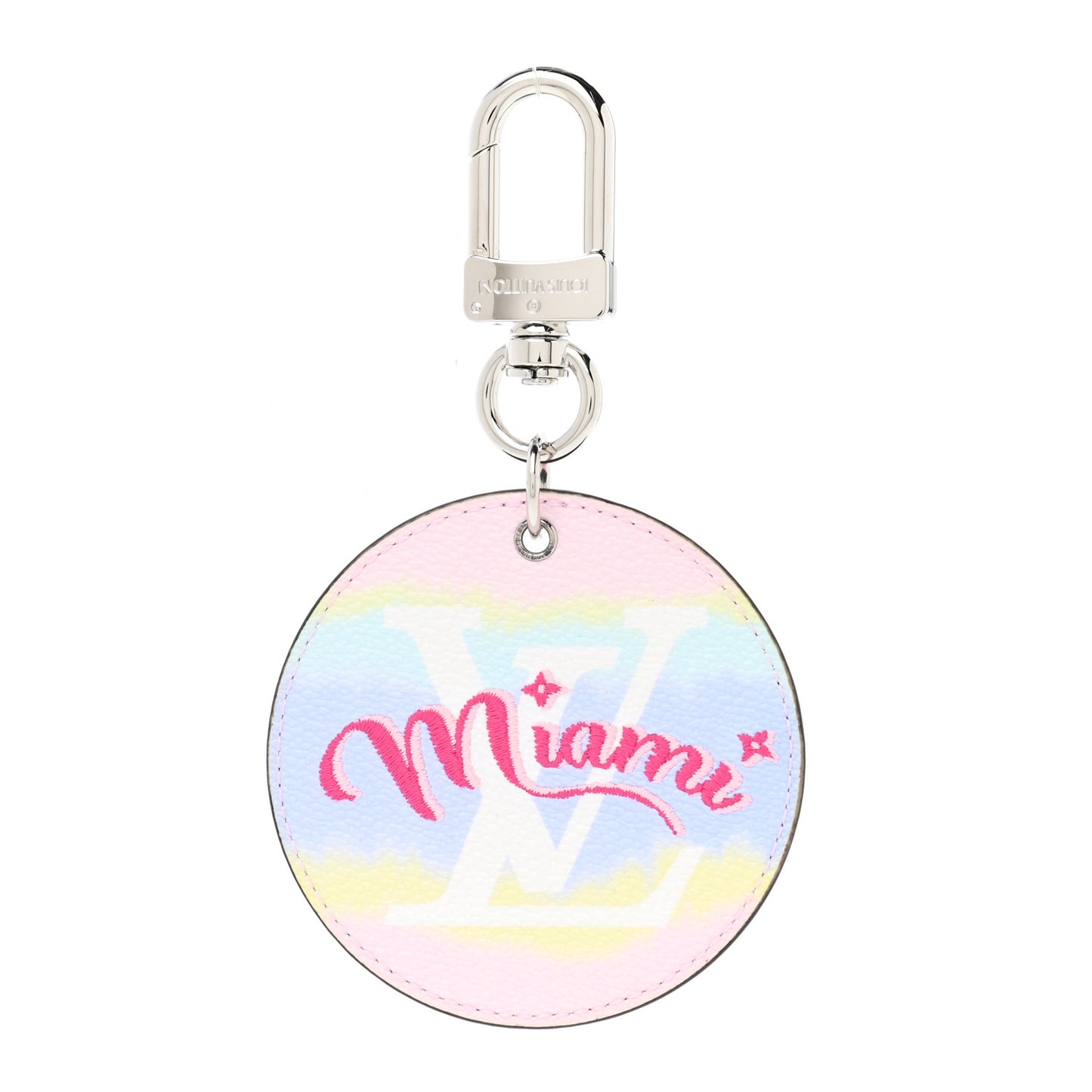 Monogram Escale Miami Bag Charm Key Holder Pastel