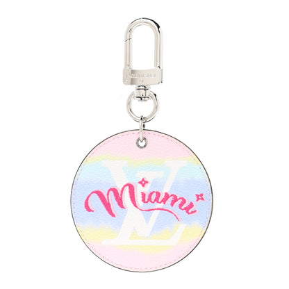 Louis Vuitton Monogram Escale Miami Bag Charm Key Holder Pastel 1 of 5