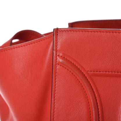 Celine Nappa Calfskin Medium Phantom Luggage Vermillion 19 of 28