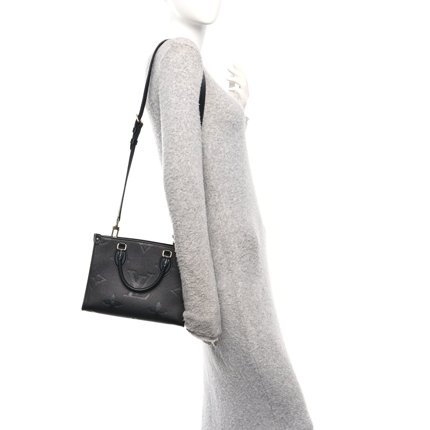 Louis Vuitton Empreinte Monogram Giant Onthego PM Black 2 of 9