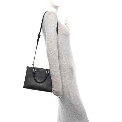 Louis Vuitton Empreinte Monogram Giant Onthego PM Black 2 of 9