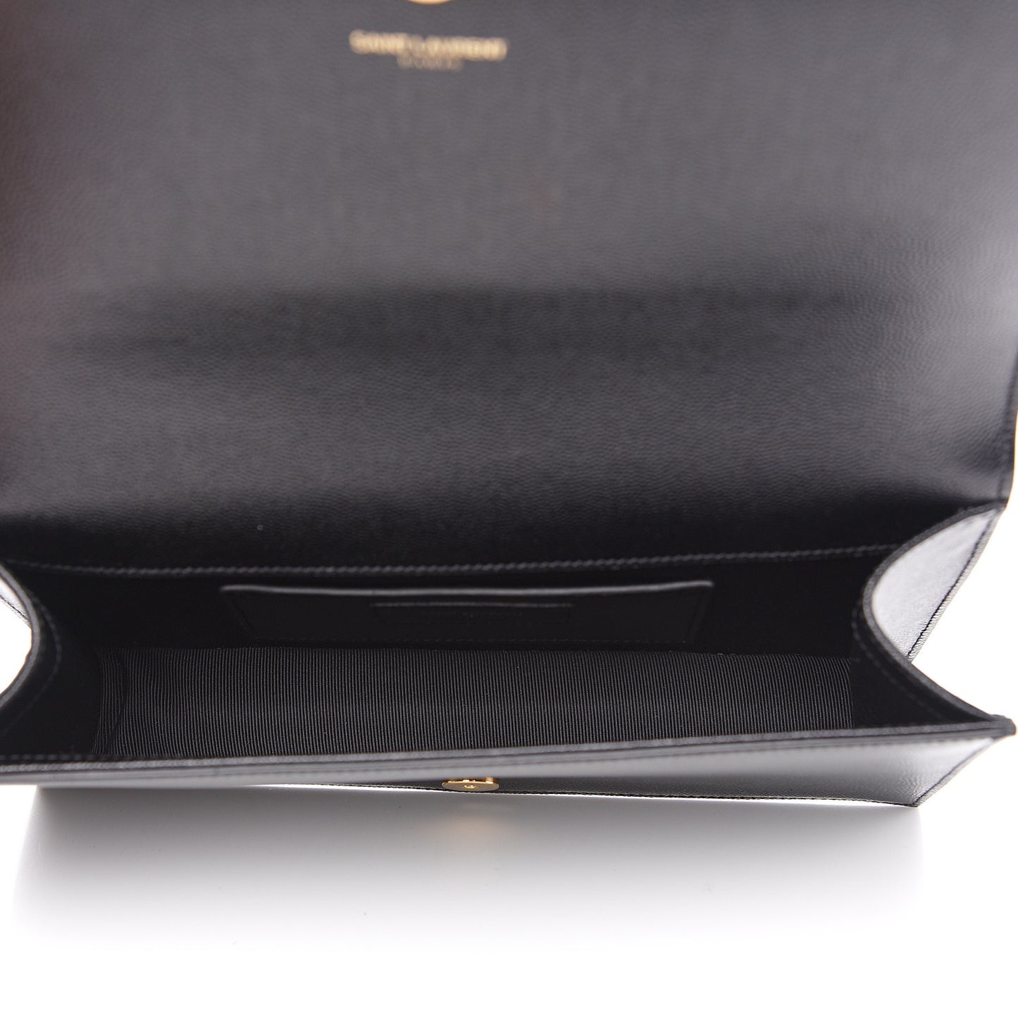 Grain De Poudre Classic Monogram Kate Clutch Black