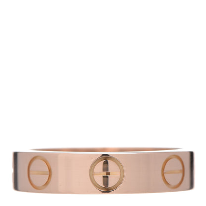 Cartier 18K Pink Gold 3.5mm LOVE Wedding Band Ring 44 3 1 of 5