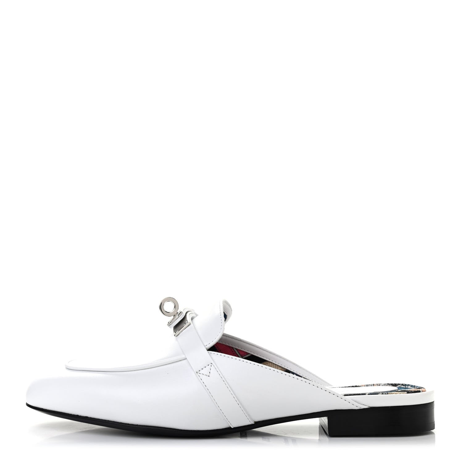 Hermes Calfskin Oz Mules 35.5 White 1 of 8