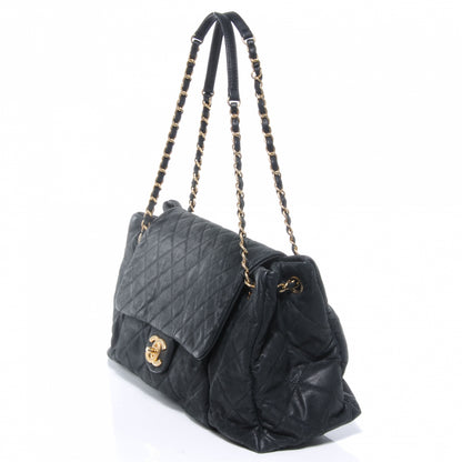 Chanel Iridescent Calfskin Chic Quilt Large Flap Black 6 of 8