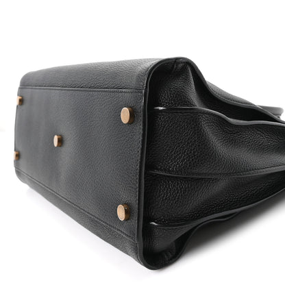 Saint Laurent Grained Calfskin Small Supple Sac De Jour Black 9 of 9