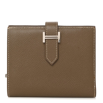Hermes Epsom Bearn Compact Wallet Etoupe 1 of 7