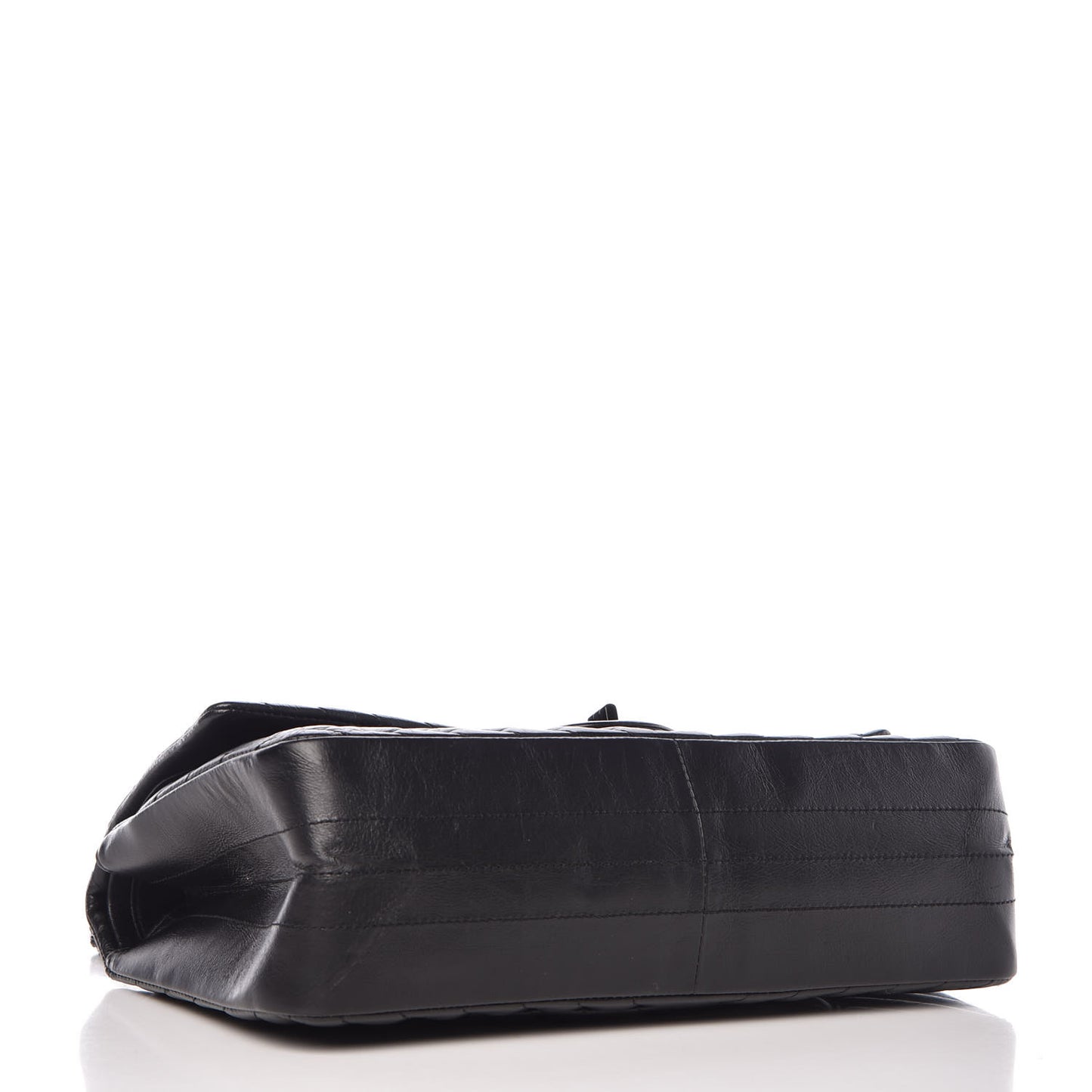 Aged Calfskin Chevron Quilted 2.55 Reissue 226 So Black