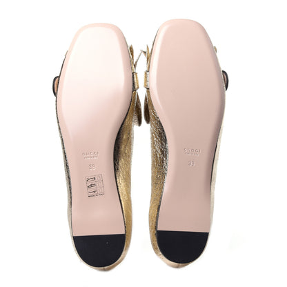 Gucci Galassia GG Marmont Fringe Flats 39 Platino 7 of 10
