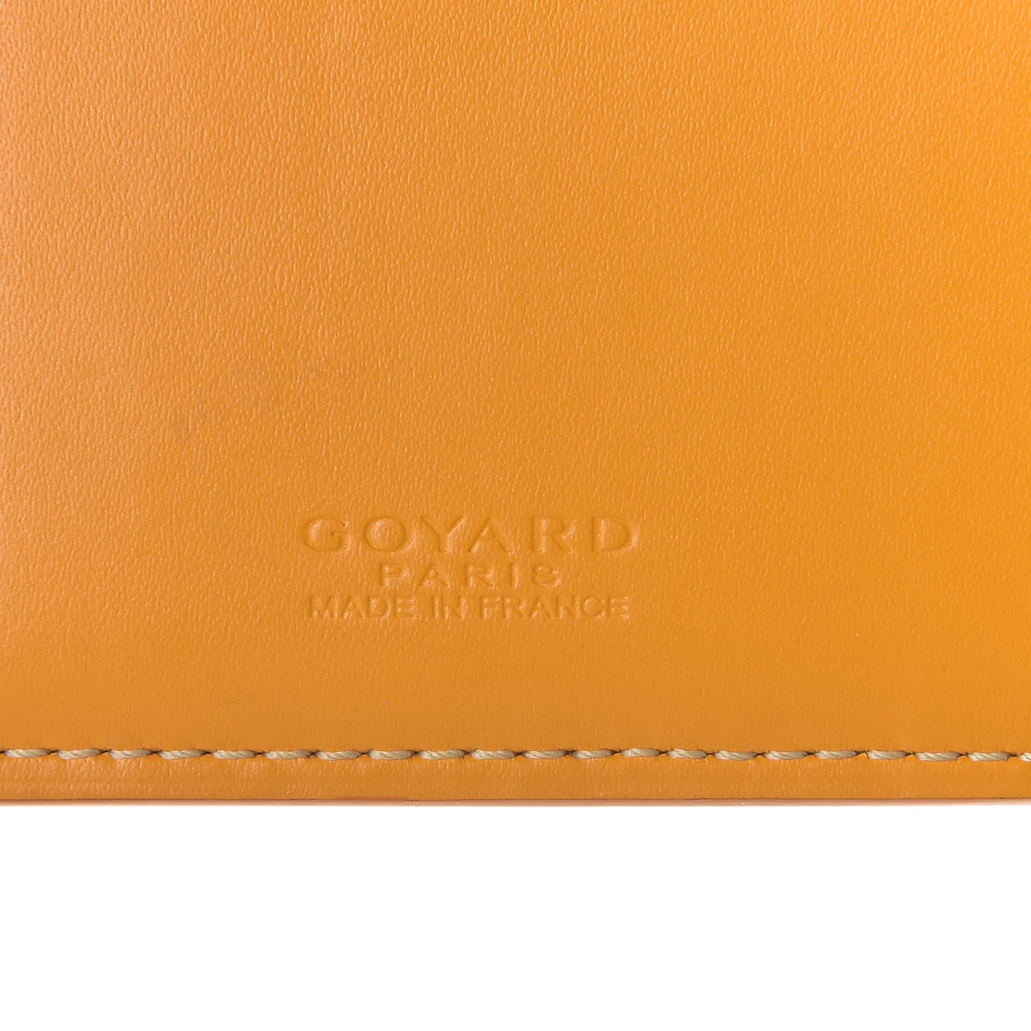 Goyard Goyardine Long Bi-Fold Wallet Yellow 6 of 6