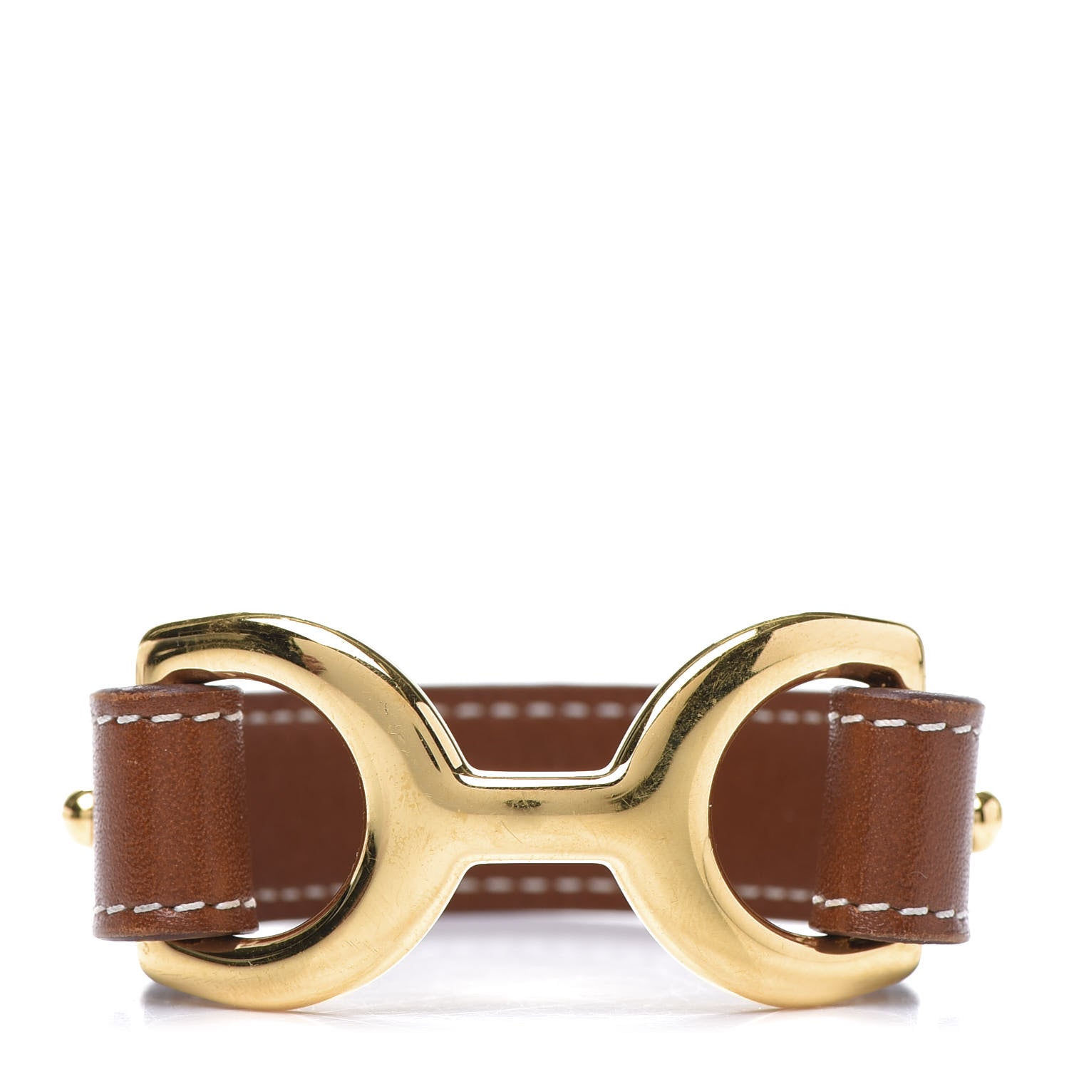 Hermes Barenia Pavane Cuff S Fauve 1 of 5