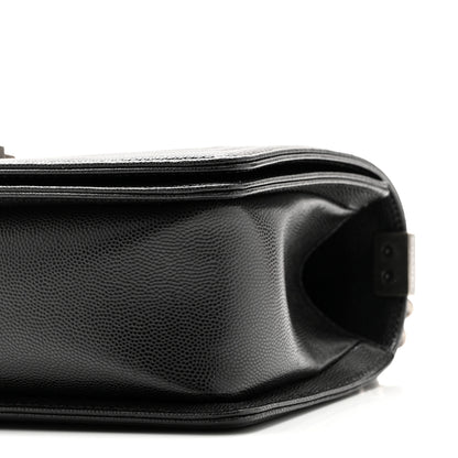 Chanel Caviar Quilted Medium Boy Flap Black 10 of 10