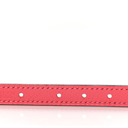 Hermes Epsom Swift 13mm Focus Belt 75 30 Orange Poppy Rose Azalee 5 of 5