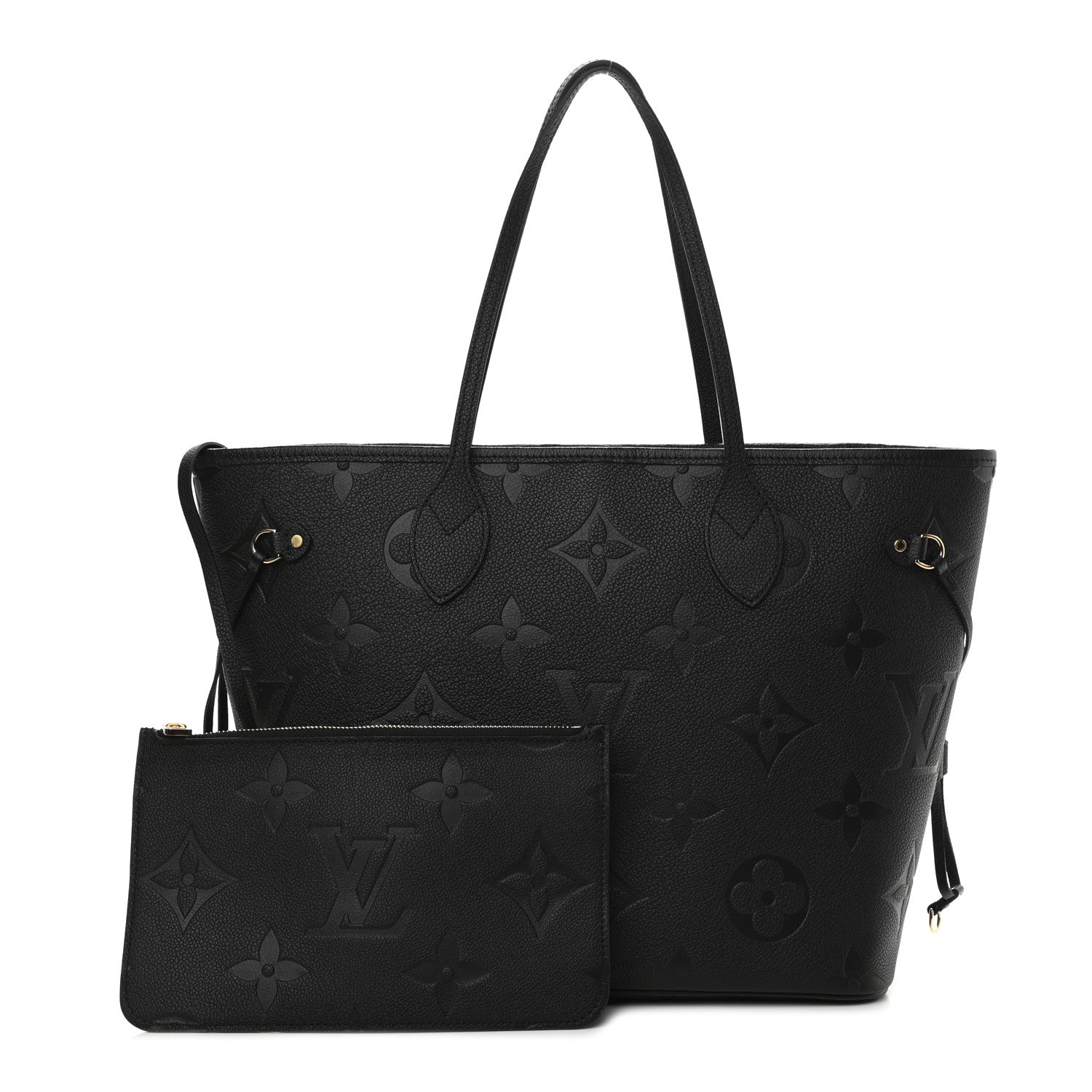 Louis Vuitton Empreinte Monogram Giant Neverfull MM Black 1 of 10