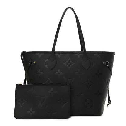 Louis Vuitton Empreinte Monogram Giant Neverfull MM Black 1 of 10