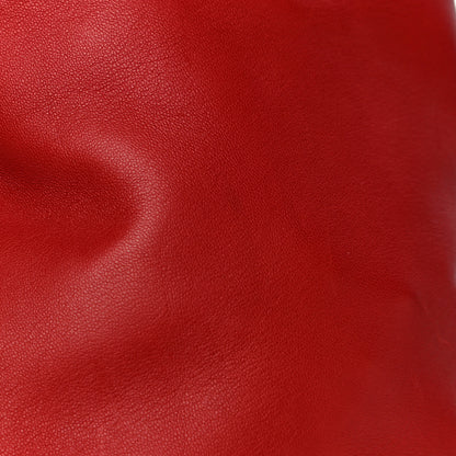 Saint Laurent Lambskin Small Teddy Bucket Bag Red 14 of 16