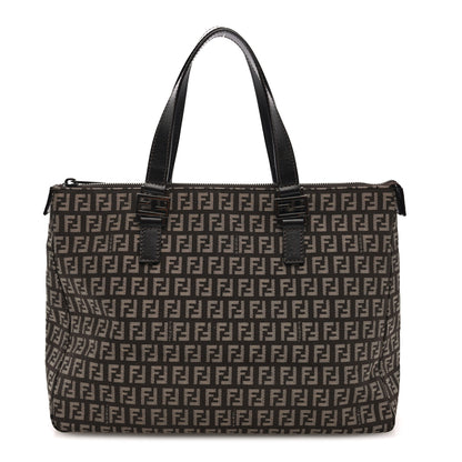 Fendi Zucchino Vitello Roll Tote Tobacco 1 of 9