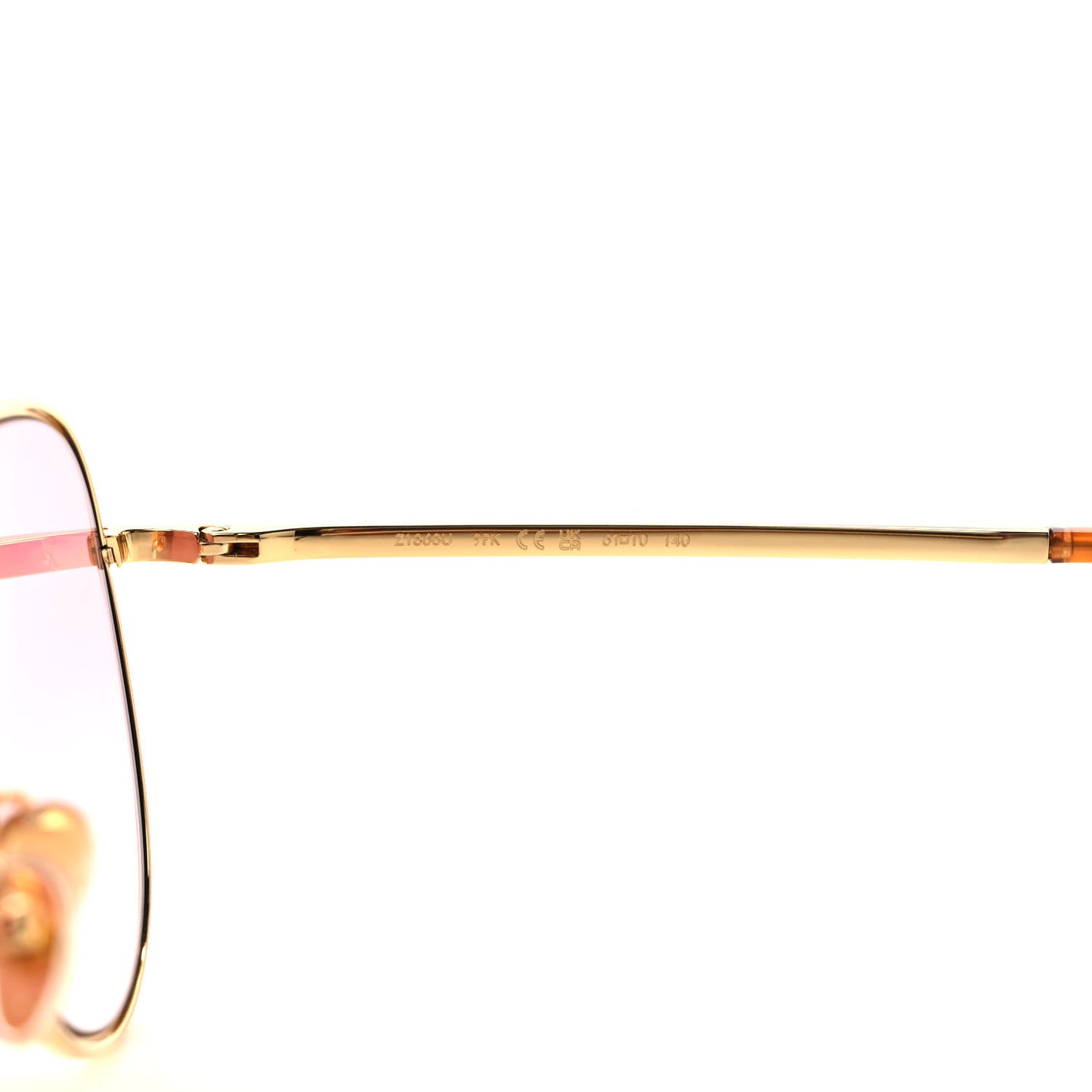 Metal LV Star Pilot Sunglasses Z1868U Pink