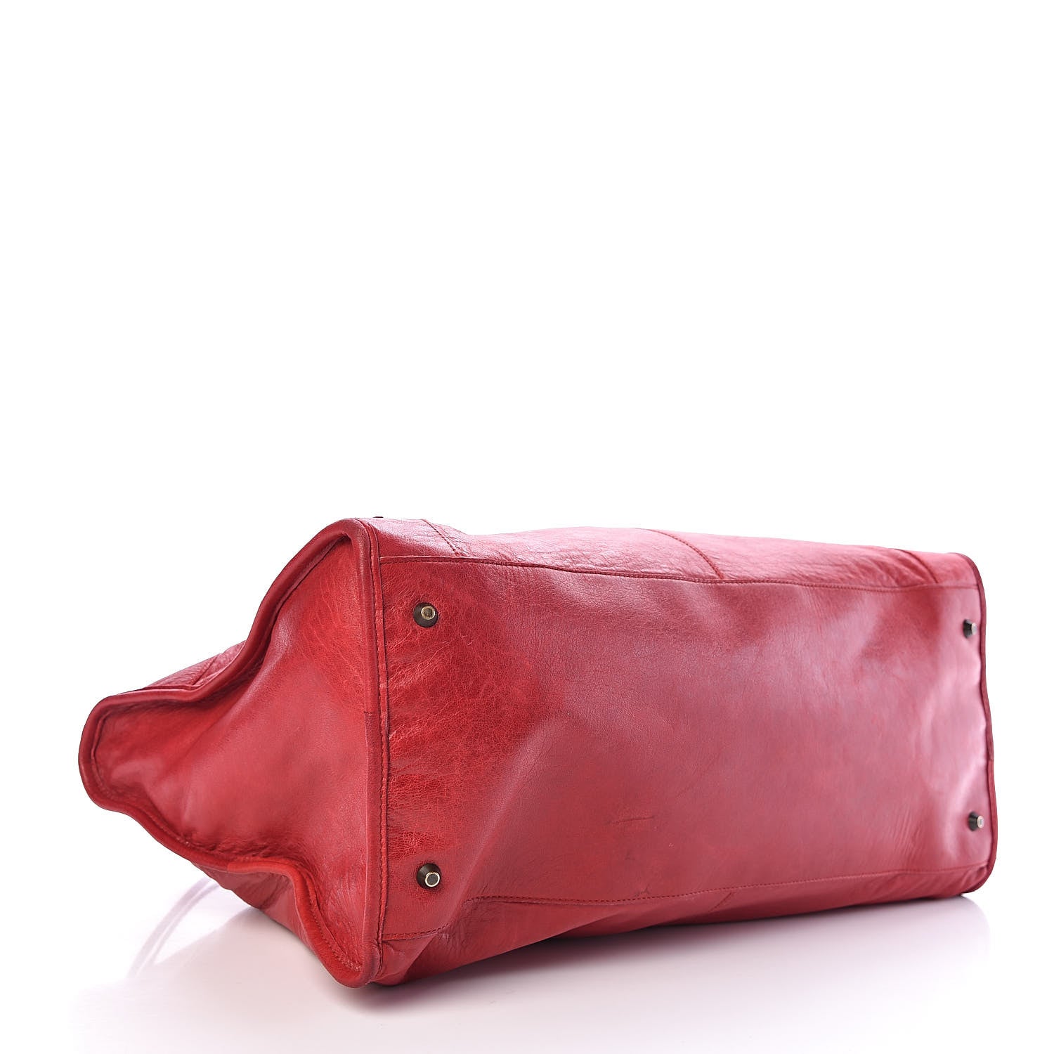 Balenciaga Agneau Classic Hardware Work Rouge Vif 4 of 14