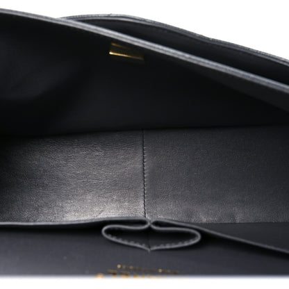 Chanel Caviar Quilted Jumbo Double Flap Dark Grey 5 of 11