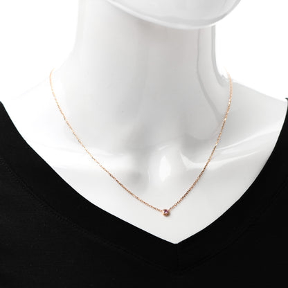 Cartier 18K Pink Gold Pink Sapphire D'Amour Pendant Necklace 2 of 6