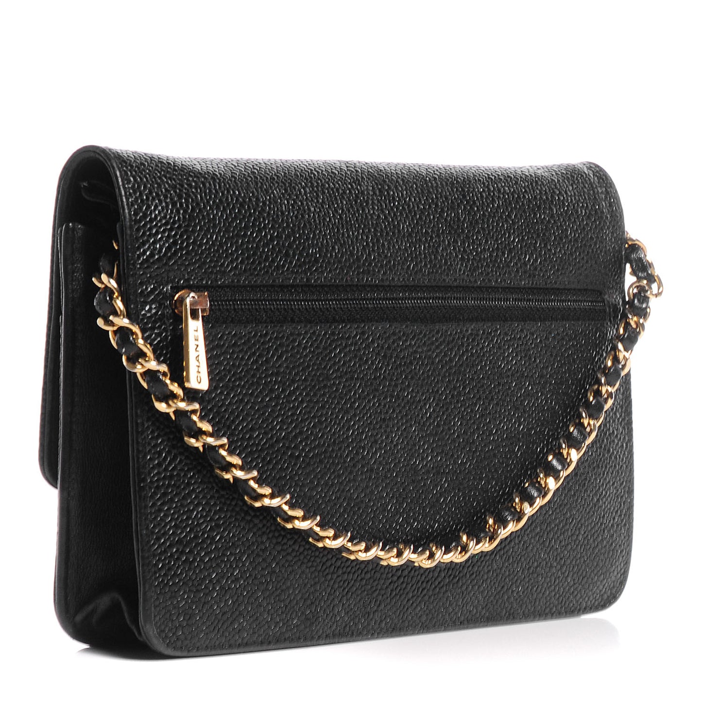 Caviar Timeless CC Wallet on Chain WOC Black