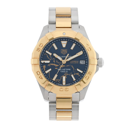 Tag Heuer Stainless Steel 32mm Aquaracer Caribbean Map Quartz Watch Blue WBD1324 1 of 5