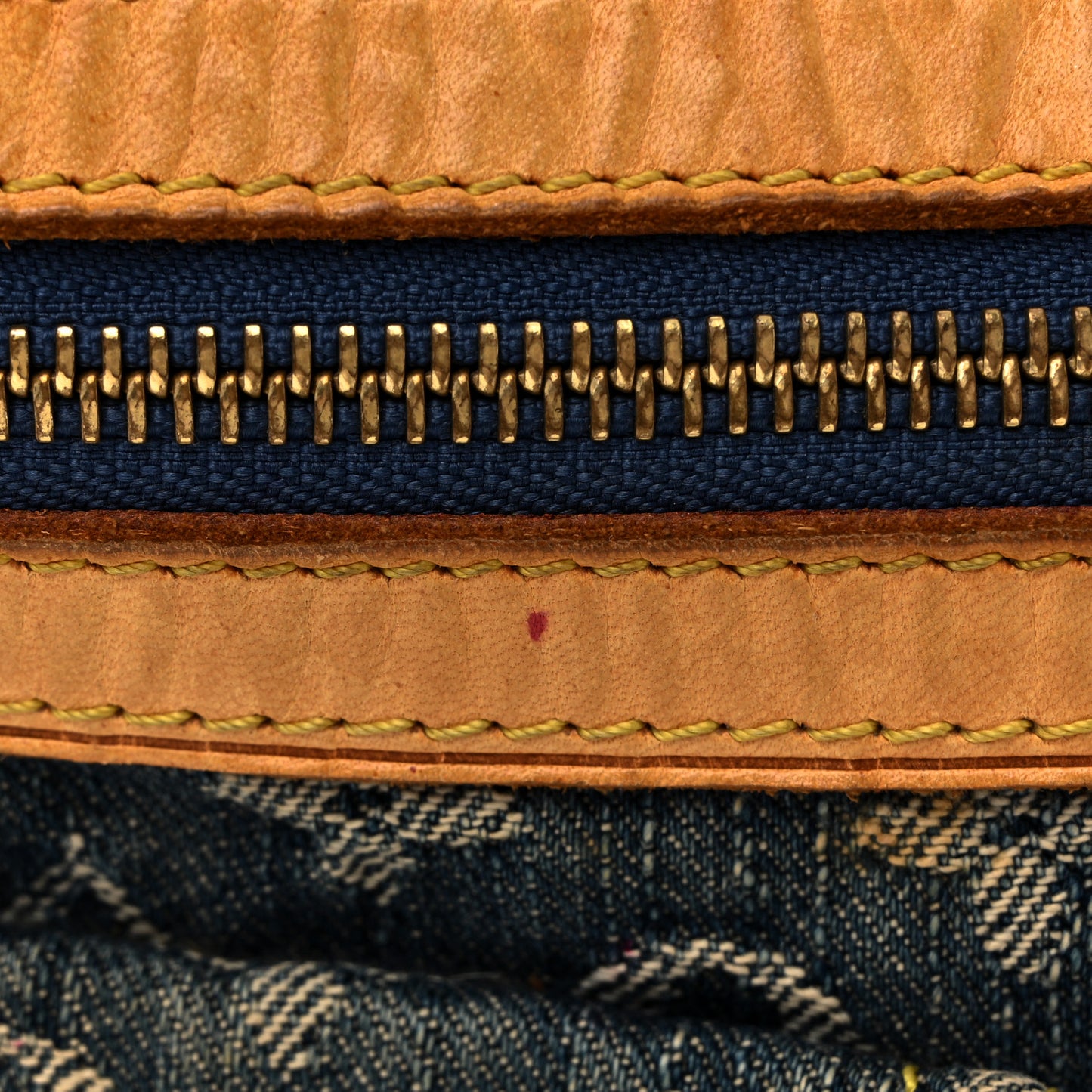 Monogram Denim Baggy PM Blue